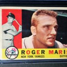 Roger Maris 1960 Topps #377 Yankees HOF