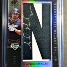 ADRIAN GONZALEZ 2007 SP Authentic By the Letter Autograph #BL-5 Dodgers Padres #30/50