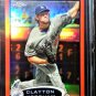 CLAYTON KERSHAW 2012 Topps Chrome Orange Refractor #112 Dodgers