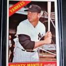 MICKEY MANTLE 1966 Topps Baseball #50 YANKEES  HOF Vintage Baseball