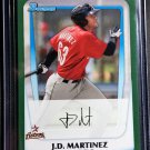 J.D. MARTINEZ RC 2011 Bowman GREEN SP Rookie Card  #BP92 RED SOX /450