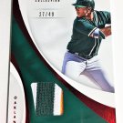 MATT OLSON RC 2017 Immaculate Collection PATCH #S-MO Oakland A's #/49 Rookie