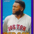 DAVID ORTIZ 2016 Topps Heritage Baseball Chrome Purple Refractor #THC-438 RED SOX
