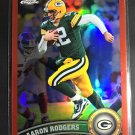 AARON RODGERS 2011 Topps Chrome ORANGE REFRACTOR #100 Green Bay Packers