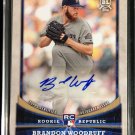 BRANDON WOODRUFF RC AUTO 2018 Topps Certified Autograph Issue #RR-BW BREWERS