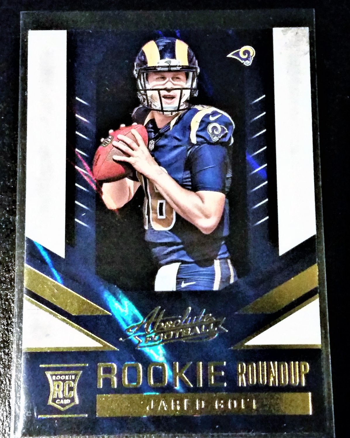 JARED GOFF RC 2016 Absolute ROOKIE ROUNDUP #2 LOS ANGELES RAMS