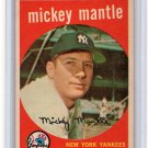 Mickey Mantle 1959 Topps #10 Yankees HOF