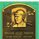Judy Johnson HOF Autographed Signed Dexter Hall of Fame Plaque Postcard