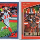 CHUBB /100 HYDE /100 BROWNS (2) Card SP Lot #/100