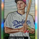 COREY SEAGER 2017 Bowman '51 Reproduction Art Card #15 Refractor DODGERS
