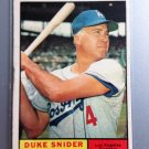 DUKE SNIDER (HOF) 1961 Topps #443 Brooklyn/Los Angeles Dodgers Baseball Card (Low Grade)