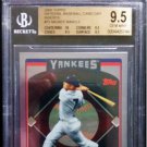 MICKEY MANTLE 2006 Topps National Baseball Card Day Foil #T2 Yankees BGS 9.5