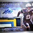 KEENAN ALLEN 2013 TOPPS INCEPTION RC PATCH AUTO #IAJP-KA CHARGERS