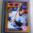 DON MATTINGLY 1995 Pinnacle Hitter's Inc GOLD RUSH #564 Yankees, Dodgers