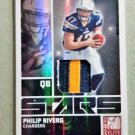 PHILIP RIVERS #/50 Patch 2009 Elite Stars Jersey #4 Chargers