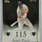 Albert Pujols #/29 2007 Topps Moments and Milestones Black  Angels Cardinals