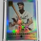 Hank Greenberg  2004 Topps Tribute Hall of Fame Cut Signature Edition #26 Tigers
