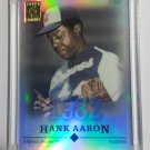 HANK AARON 2004 Topps Tribute Hall of Fame Cut Signature Edition #44 Braves, Brewers HOF