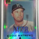Eddie Mathews 2004 Topps Tribute #12 Braves HOF