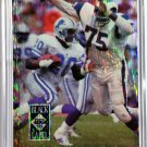 Barry Sanders/Deacon Jones 1995 Collector's Edge TimeWarp Black Label #5