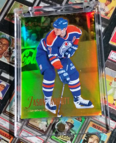 JASON ARNOTT 1995-96 Select Certified Edition Mirror Gold #9 Oilers