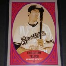 Christian Yelich #/10 GOLD Jumbo 5x7 2019 Topps Heritage New Age Performers Brewers
