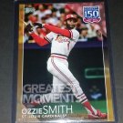 Ozzie Smith #'d to /10 GOLD 5x7 2019 Topps 150 Years of Baseball Cardinals HOF