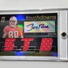 Jerry Rice #/99 Auto 2006 Topps Paradigm Football Triple Relic Autograph 49ers, HOF