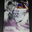 CLAYTON KERSHAW #/49 Jumbo 5x7 2018 Topps Superstar Sensations #SSS-12 Dodgers