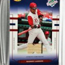 Barry Larkin HOF #13/50 Bat 2004 Donruss World Series GU Relic #WS-51 REDS