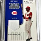 Barry Larkin #/100 HOF 2003 Playoff Piece of the Game Jersey w/ Pinstripe REDS