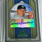 Dioner Navarro #5/5 Auto Framed Green Signature 2005 Diamond Kings YANKEES