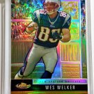 Wes Welker #/50 Gold Refractor 2007 Finest Gold Refractor #62 Patriots, Broncos #12/50