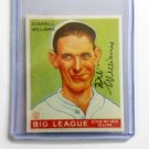 Dibrell Williams Signed 1933 Goudey Reprint Card #82 Autograph Philadelphia A's