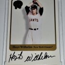 Hoyt Wilhelm HOF Auto 2001 Fleer Greats of the Game On-Card Autograph Giants