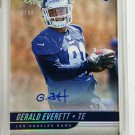 Gerald Everett /99 RC AUTO 2017 Certified Cuts Rookie Autographs #193 RAMS