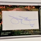 Jimmy Johnson /25 HOF Auto 2014 TriStar Football Signatures COWBOYS Encased