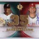 Cole Hamels /35 Auto 2007 UD Ultimate Collection Ultimate Numbers Game Dual Autographs #NM-WH CUBS
