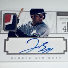 GEORGE SPRINGER /10 Auto Patch 2014 National Treasures Signature Materials Book ASTROS