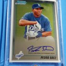 PEDRO BAEZ RC AUTO 2010 Bowman Chrome Prospect Autograph #BCP190  DODGERS