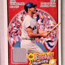 Carl Yastrzemski /99 HOF 2005 UD Baseball Heroes Jersey Card #19 Red Sox