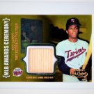 Rod Carew HOF 2002 Topps Gold Label MLB Awards Ceremony Bat Relic #ACR-RC1 Angels