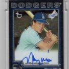 Maury Wills Auto 2004 Topps Retired Certified Autographs Uncirculated Dodgers