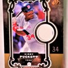 Kirby Puckett HOF 2007 SP Legendary Cuts Masterful Materials #MM-KP Twins