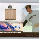 Orlando Cepeda /99 HOF Auto 2011 Topps Tribute Autographed Relic Card #TAR-OC1 Giants