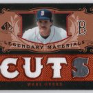 Wade Boggs /99 HOF 2007 SP Legendary Cuts Legendary Materials Triple Relic  #LM-WB1 Red Sox