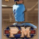 Paul Molitor /55 HOF 2006 Ultimate Collection Ultimate Legendary Materials Dual Bat #LM-PM2 Brewers