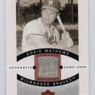 Eddie Mathews HOF 2005 UD Sweet Spot Classic Materials Authentic Jersey #CM-EM  Milwaukee Braves