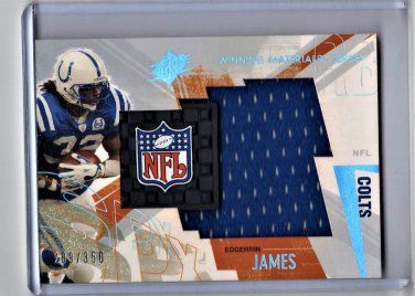 Edgerrin James 2000 SPx Winning Materials Jersey #NFL-EJ #/350 HOF
