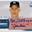Mel Stottlemyre 2003 SP Authentic SP Chirography Autograph #ST /100 Yankees